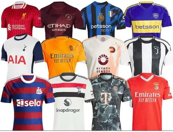 football jerseys (40+ colors)