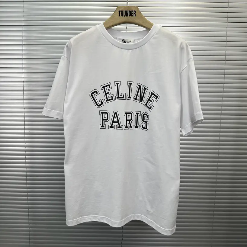 celine paris white tee