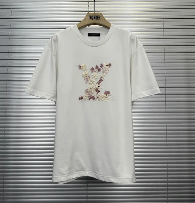 louis vuitton 3d flower tee