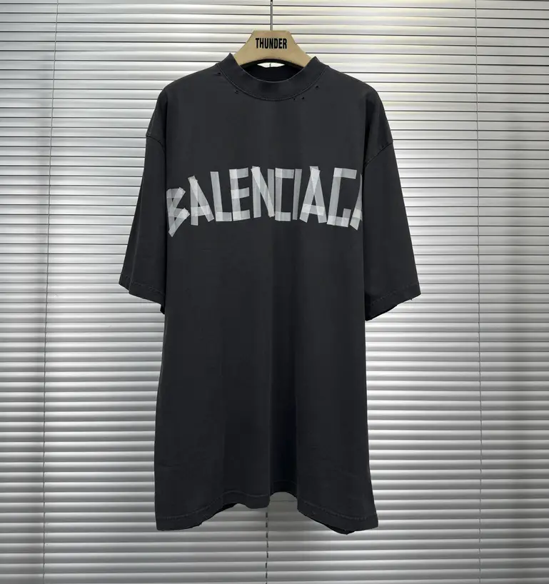 balenciaga black tee