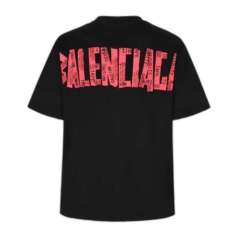 balenciaga red tape tee
