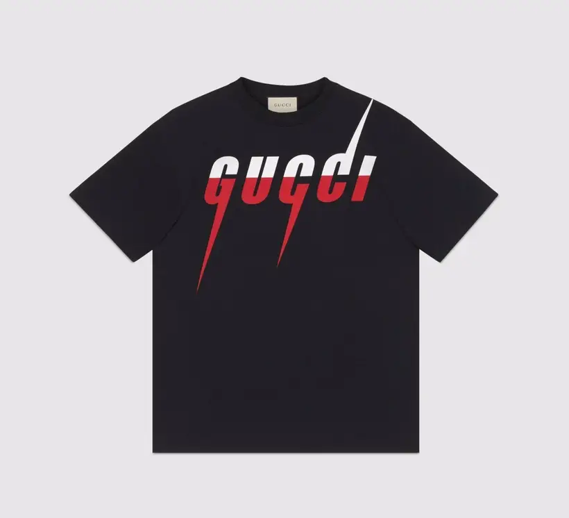gucci logo tee